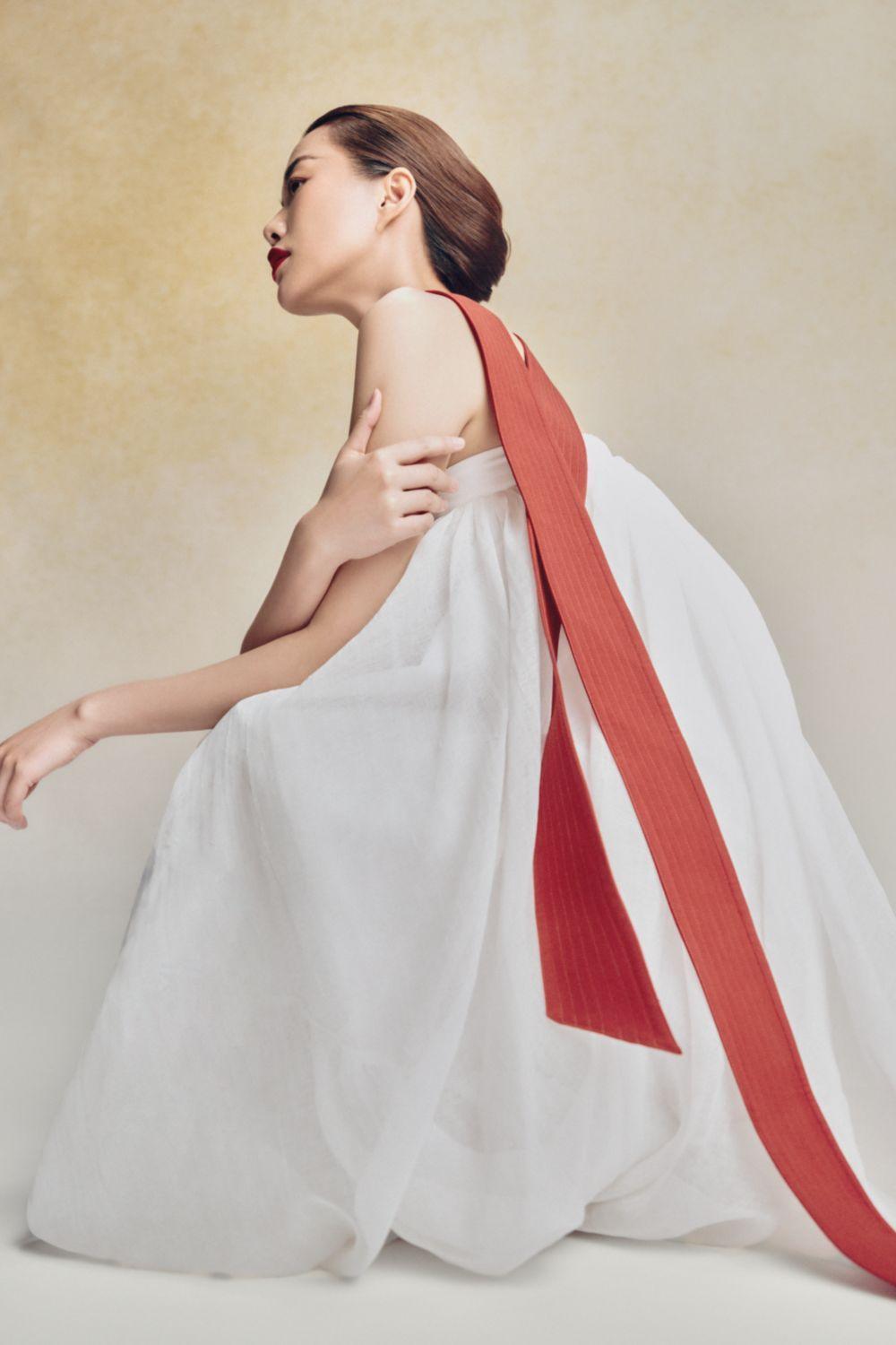 Bong Benh Bubble See-Through Cotton Lawn Midi Skirt - MEAN BLVD