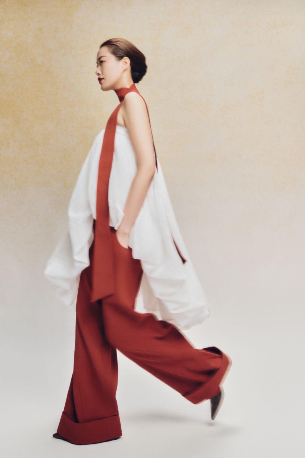 Bong Benh Bubble See-Through Cotton Lawn Midi Skirt - MEAN BLVD