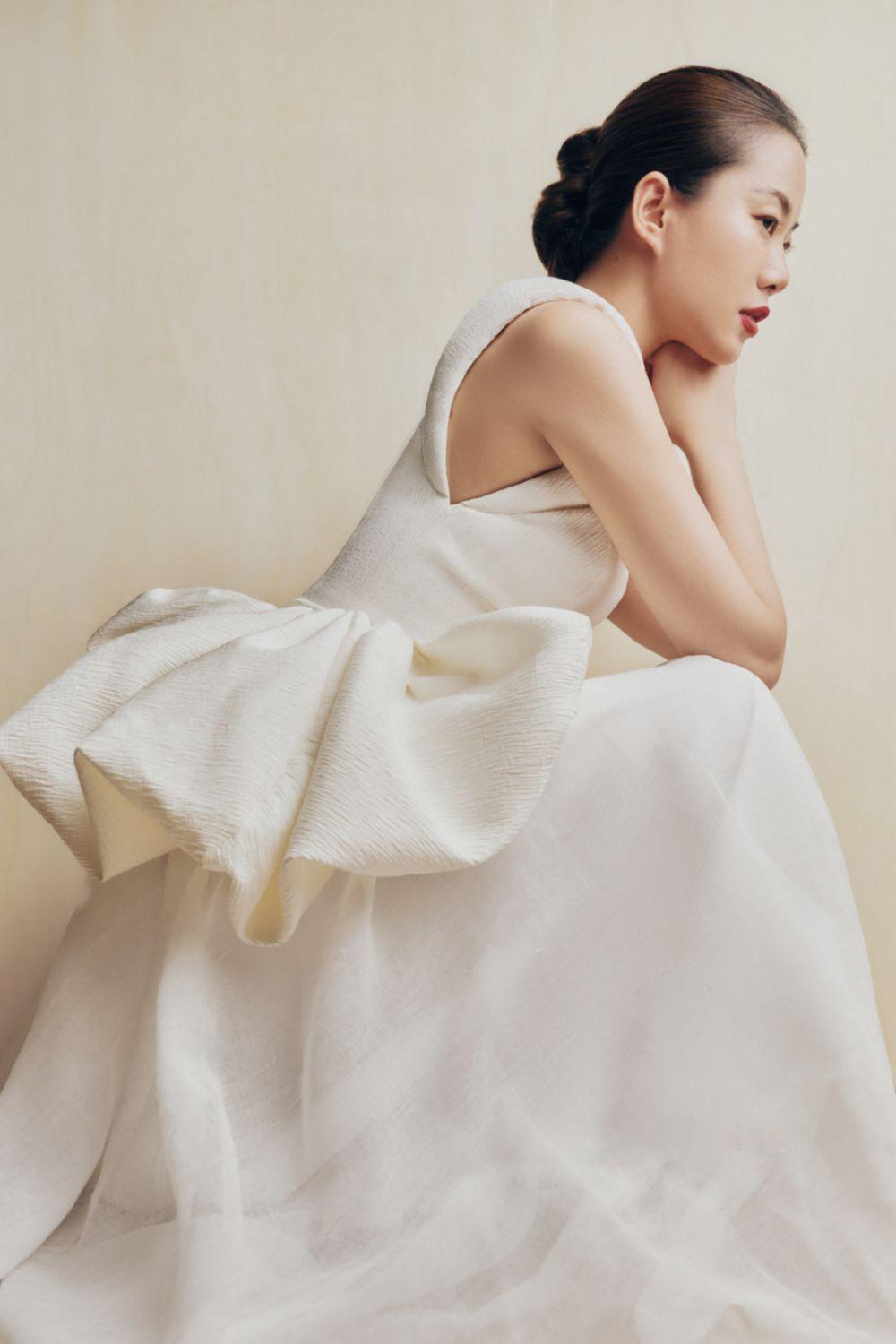 Bong Benh Bubble See-Through Cotton Lawn Midi Skirt - MEAN BLVD