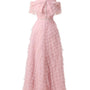 Bowers Layered Round Neck Organza Ankle Length Dress - MEAN BLVD