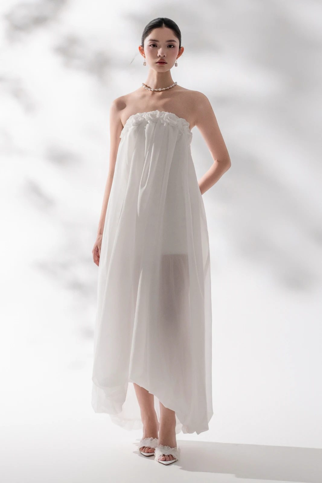 Breeze Ruffle Trim Maxi Dress - MEAN BLVD