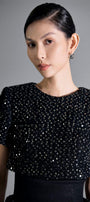 Brittany Straight Short Sleeved Tweed Mini Dress - MEAN BLVD