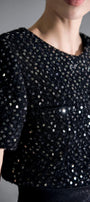 Brittany Straight Short Sleeved Tweed Mini Dress - MEAN BLVD