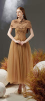 Bryant Pleated Bow Taffeta Silk Midi Set - MEAN BLVD