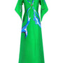 Butterfly A-line Cape Sleeved Zibeline Floor Length Ao Dai - MEAN BLVD