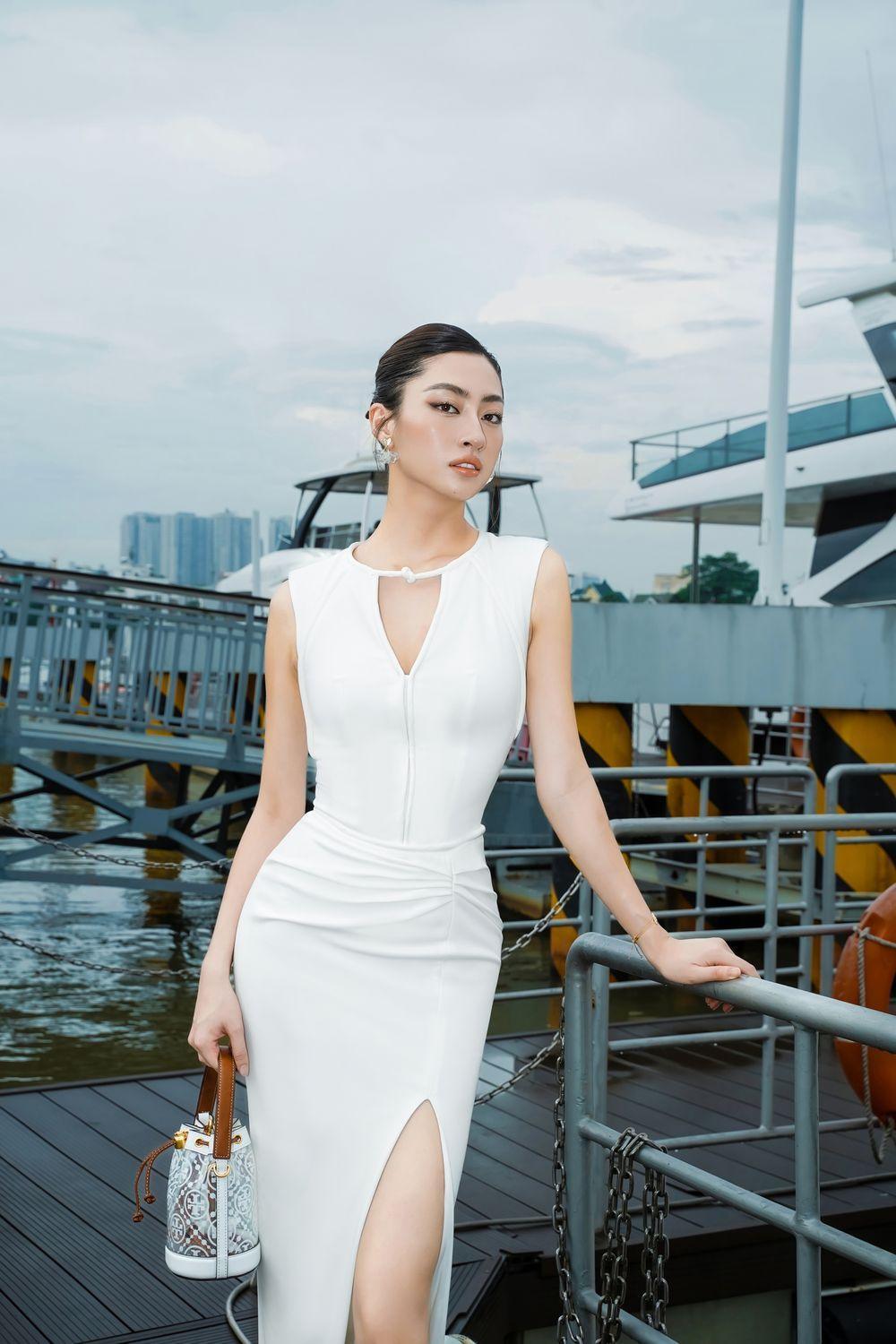 Cadence Slit Cut-Out Cotton Spandex Maxi Dress M / White