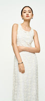 Cady A-line Sleeveless Lace Floor Length Dress - MEAN BLVD