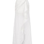 Caily Slit Gathered Silk Chiffon Floor Length Skirt - MEAN BLVD