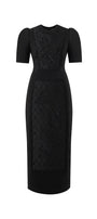 Calista Sheath Short Sleeved Linen Blend Midi Dress - MEAN BLVD