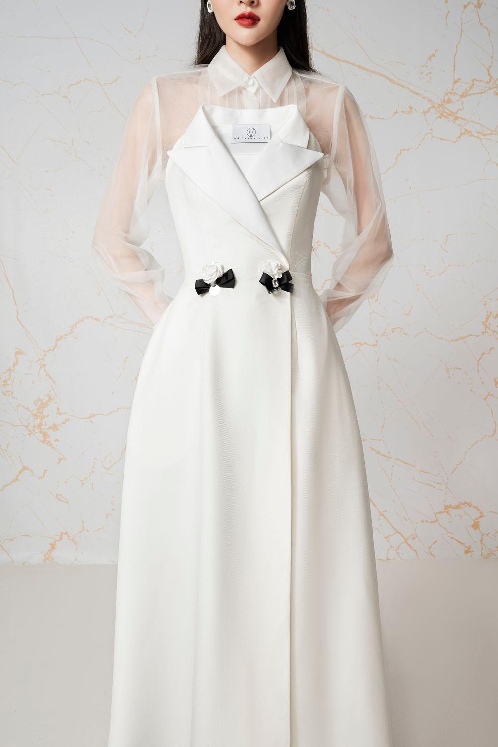 Callista Strapless Crossover Burlap Midi Set - MEAN BLVD