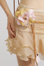 Camellia Floral Chiffon Belt - MEAN BLVD
