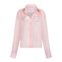 Camellia Straight Cuff Sleeved Chiffon Shirt - MEAN BLVD