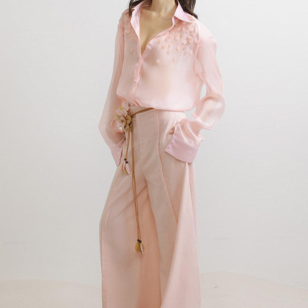 Camellia Straight Side Pocket Linen Floor Length Pants - MEAN BLVD