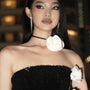 Camille Silk Choker - MEAN BLVD