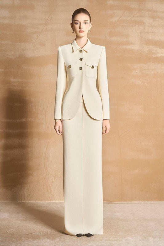 Caprica Sheath Collared Neck Cotton Polyester Shirt - MEAN BLVD