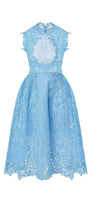 Cara A-line Sleeveless Lace Midi Dress - MEAN BLVD