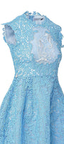 Cara A-line Sleeveless Lace Midi Dress - MEAN BLVD