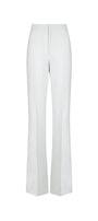 Cardiff Straight Ribbed Crepe Floor Length Pants - MEAN BLVD