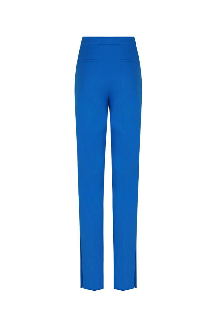 Carnaby Straight Slim Leg Crepe Floor Length Pants - MEAN BLVD