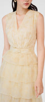 Carolina Layered Sleeveless Organza Midi Dress - MEAN BLVD