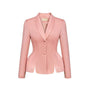 Caroline Peplum Shawl Lapel Taffeta Jacket - MEAN BLVD
