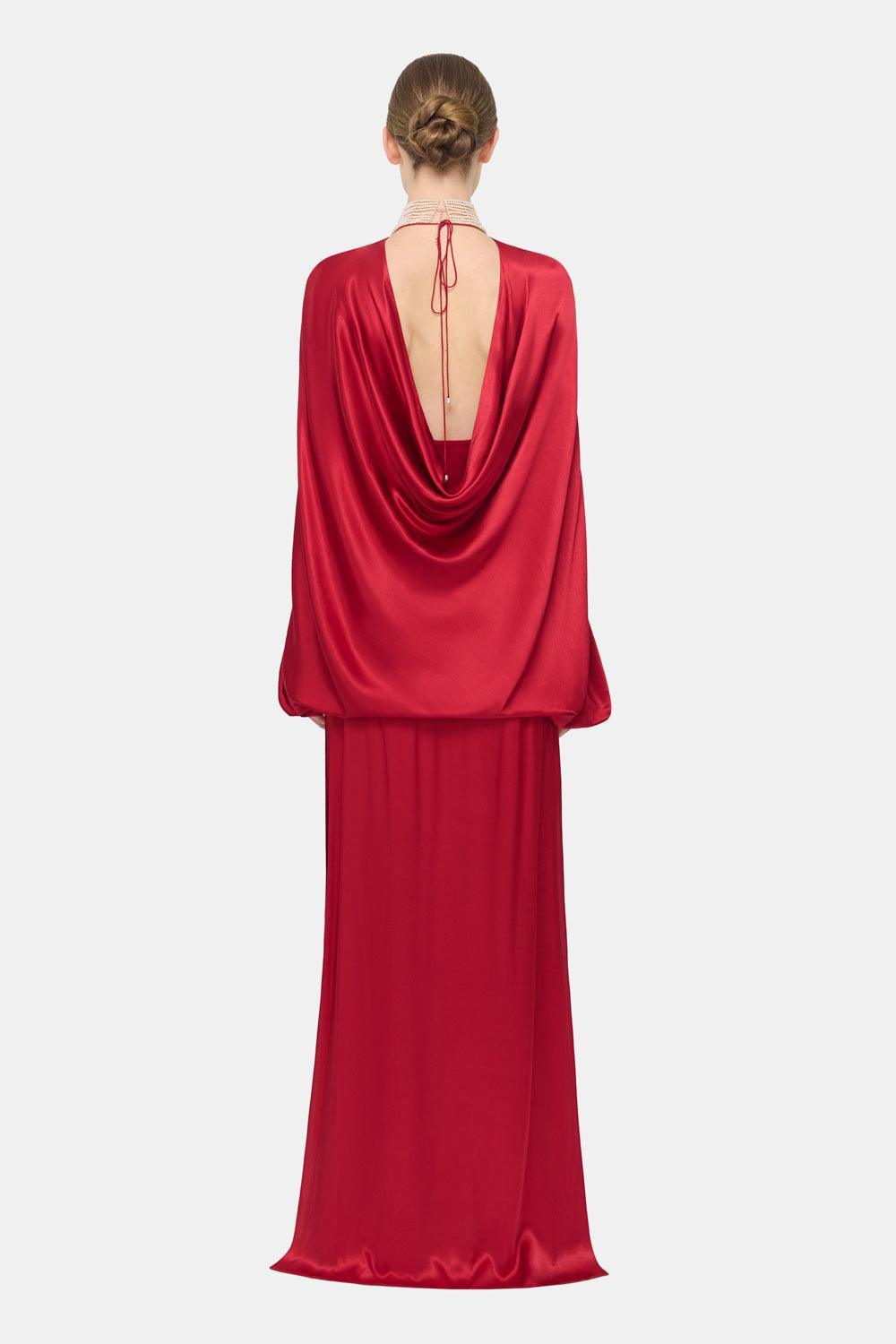cassandra red dress CASSANDRA DRESS