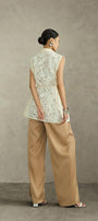 Cassia Straight Wide Leg Linen Cotton Floor Length Pants - MEAN BLVD