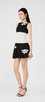 Catherine Drop Waist Sleeveless Taffeta Mini Dress - MEAN BLVD