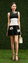 Catherine Drop Waist Sleeveless Taffeta Mini Dress - MEAN BLVD