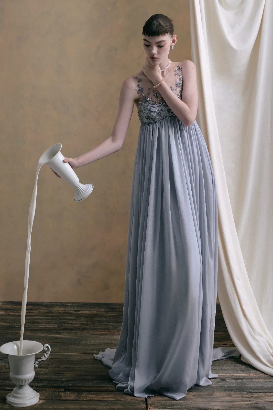 Celeste Gathering Maxi Dress - MEAN BLVD