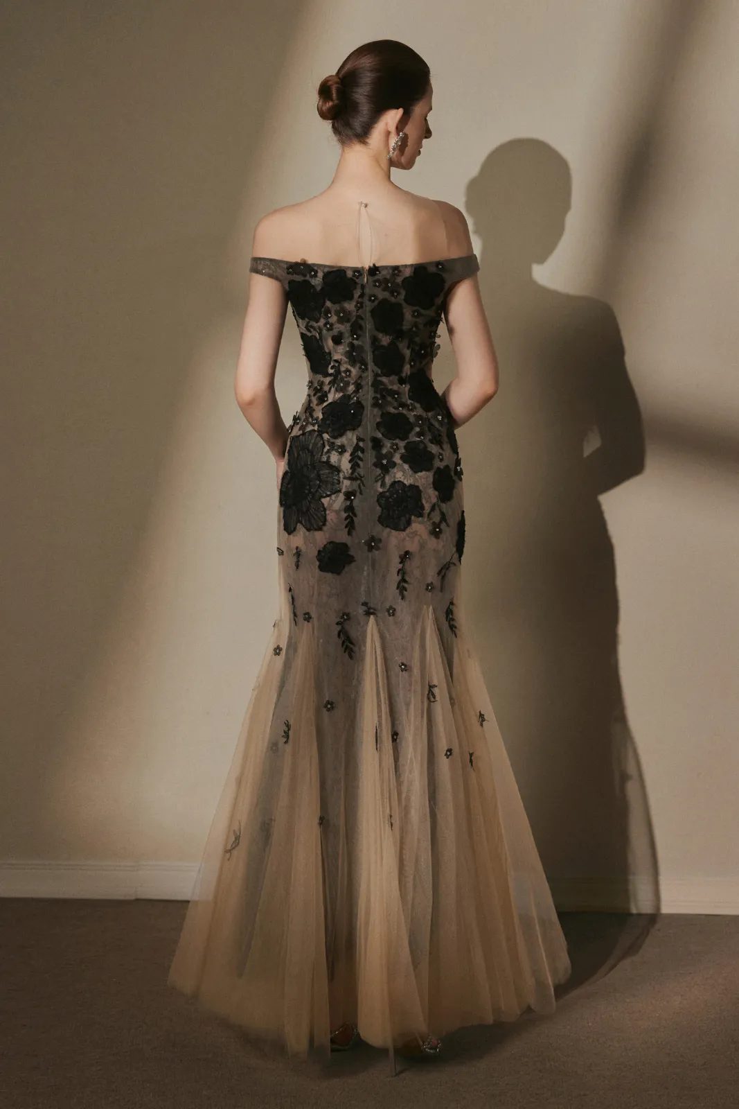 Celeste Floral Applique Maxi Dress - MEAN BLVD