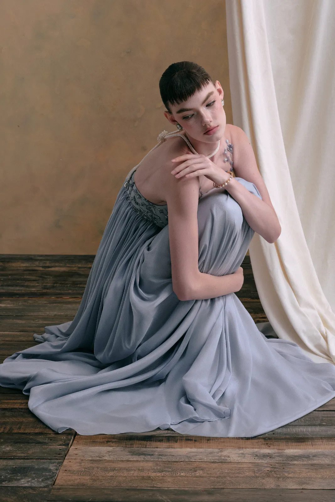 Celeste Gathering Maxi Dress - MEAN BLVD