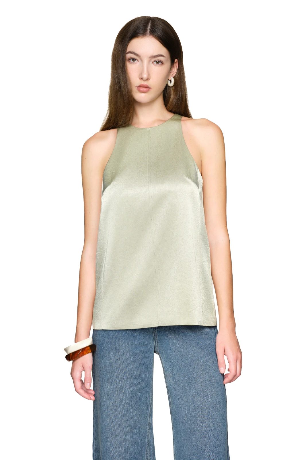 Celeste Round Neck Top - MEAN BLVD