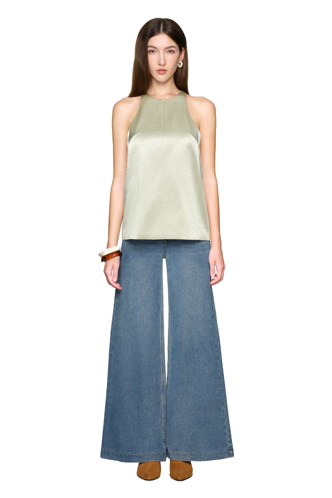 Celeste Round Neck Top - MEAN BLVD
