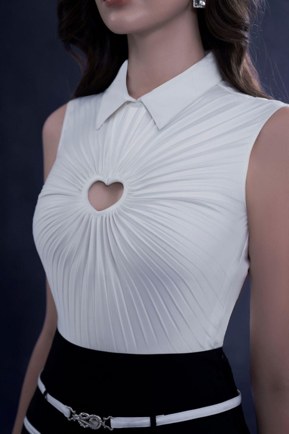 Chameleon A-line Sleeveless Taffeta Silk Ankle Length Jumpsuit - MEAN BLVD