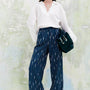 Chamomile Straight High Waist Denim Floor Length Pants - MEAN BLVD