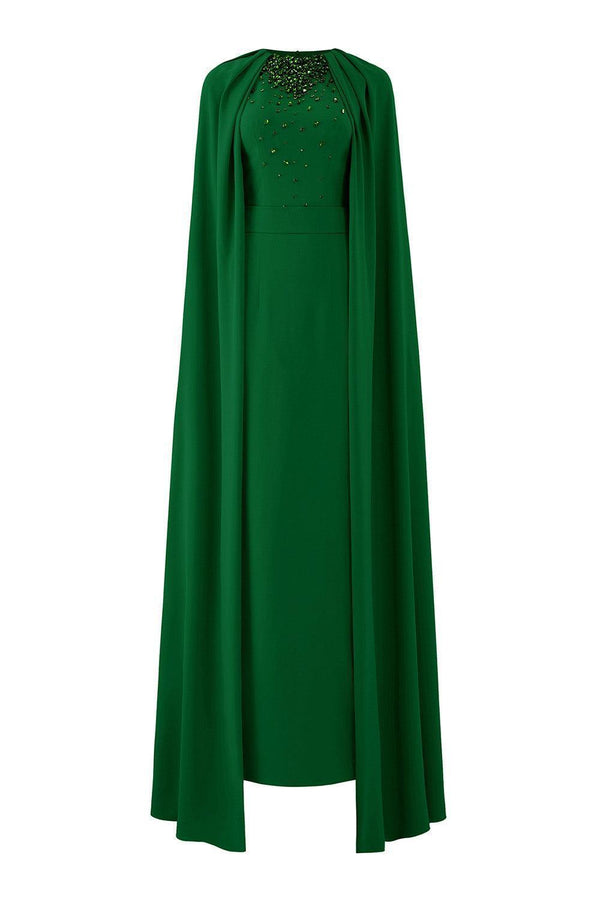 Chanel Sheath Cape Shoulder Silk Floor Length Dress - MEAN BLVD