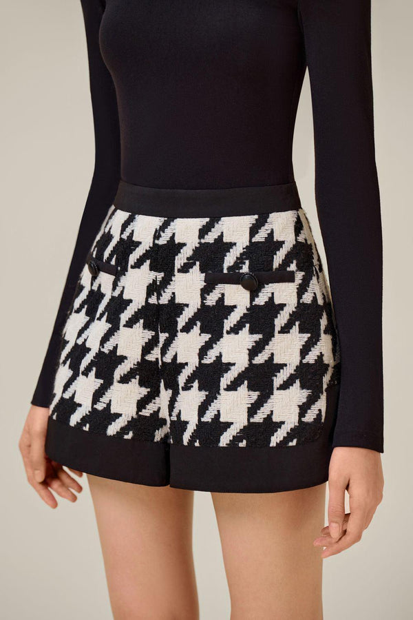 Houndstooth Shorts - MEAN BLVD