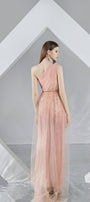 Chelsea Slit One Shoulder Organza Midi Dress - MEAN BLVD