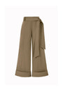 Chieu Straight Wide Leg Khaki Floor Length Pants - MEAN BLVD