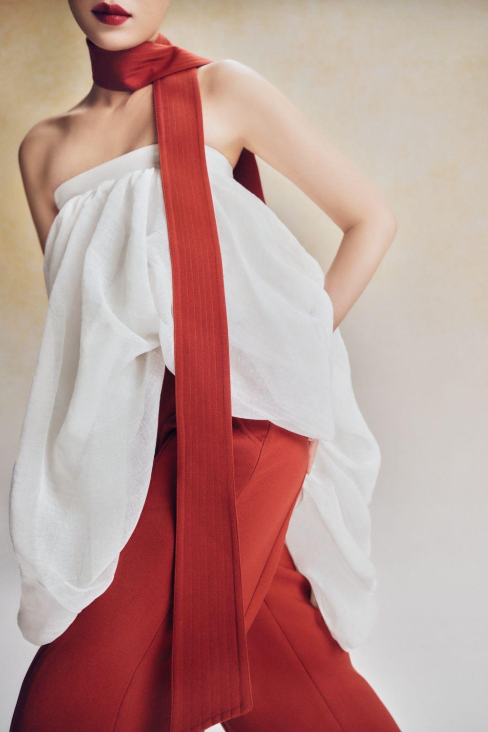 Chieu Straight Wide Leg Khaki Floor Length Pants - MEAN BLVD