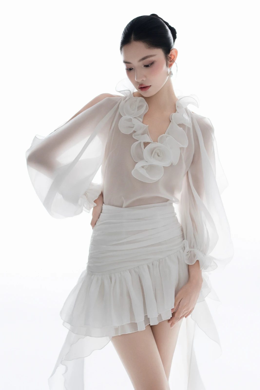 Chika Ruffle Top - MEAN BLVD