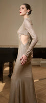 Chrome Side Cutout Maxi Dress - MEAN BLVD