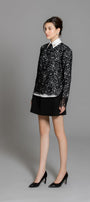 Cielo A-line Layered Wool Mini Skirt - MEAN BLVD