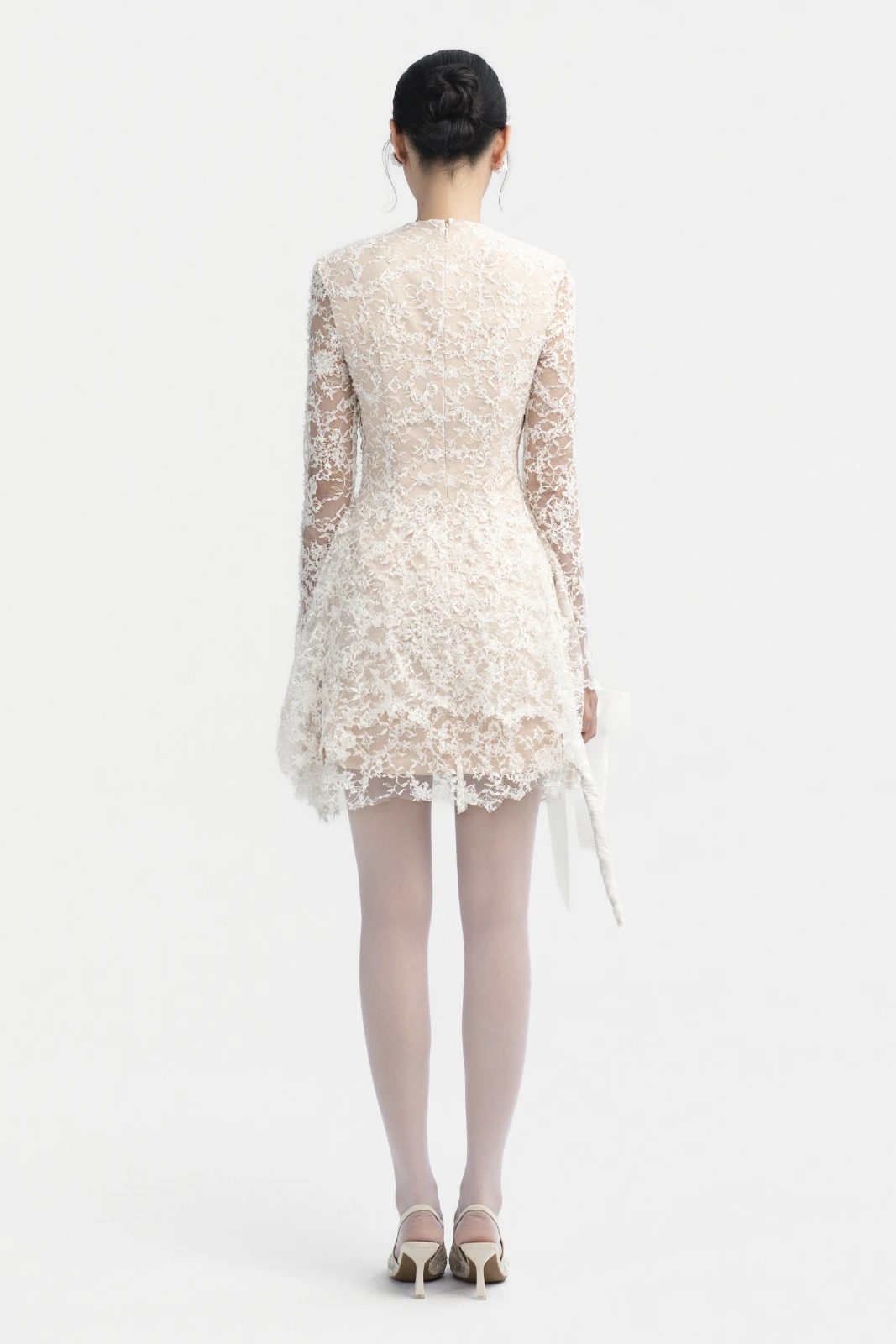 Clara Floral Lace Mini Dress - MEAN BLVD