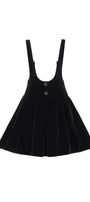 Classmate A-line Sleeveless Velvet Mini Dress - MEAN BLVD