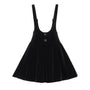 Classmate A-line Sleeveless Velvet Mini Dress - MEAN BLVD