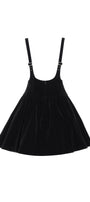 Classmate A-line Sleeveless Velvet Mini Dress - MEAN BLVD