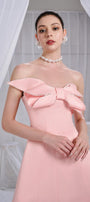 Clayton A-line Bow Organdy Mini Dress - MEAN BLVD