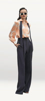 Clementine Straight Wide Leg Velvet Floor Length Pants - MEAN BLVD